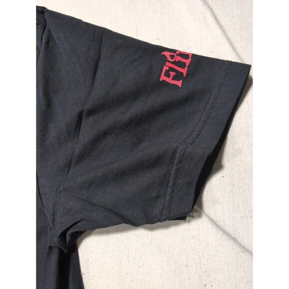 Fling Upside Down Heart Promo Men's Graphic Print Short Sleeve T-Shirt Black XL - Picture 5 of 11